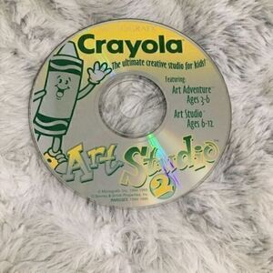 Vintage Crayola Art Studio 2 (Micrografx) (1995) CD ROM Computer Game